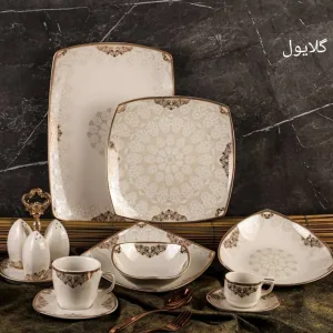 سرویسهای چینی چهارگوش سه وگوش